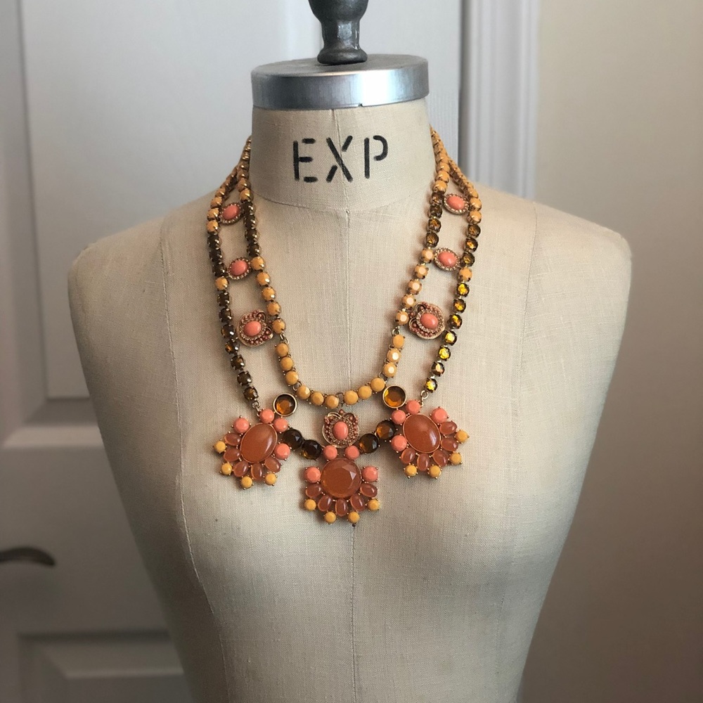 Jcrew Bohemian Geo Statement Necklace